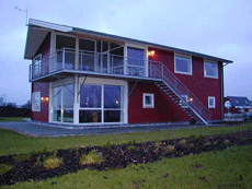 B�deklubbens flotte klubhus.