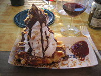 St�rrelsen p� de belgiske vafler fra havnebodegaen skal man absolut ikke undervurdere